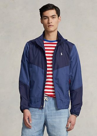 Vestes imperméables Ripstop Ralph Lauren bleu marine pour homme