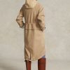 Vestes longues à capuche jaunes Ralph Lauren pour femmes Vestes longues à capuche jaunes Ralph Lauren pour femmes