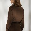 Vestes marron Ralph Lauren Hugh en daim d’agneau et à chevrons pour femme Vestes marron Ralph Lauren Hugh en daim d’agneau et à chevrons pour femme