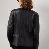 Vestes motard en cuir d’agneau noir Keven de Ralph Lauren pour femmes Vestes motard en cuir d’agneau noir Keven de Ralph Lauren pour femmes