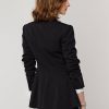 Vestes noires en laine Barathea Ralph Lauren Meritta pour femmes Vestes noires en laine Barathea Ralph Lauren Meritta pour femmes