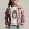 Vestes réversibles en sergé madras gris Ralph Lauren pour homme