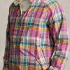 Vestes réversibles en sergé madras gris Ralph Lauren pour homme