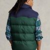 Vestes sans manches western imperméables vertes Ralph Lauren pour hommes Vestes sans manches western imperméables vertes Ralph Lauren pour hommes