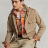 Vestes utilitaires Ralph Lauren Dobby pour homme en kaki Vestes utilitaires Ralph Lauren Dobby pour homme en kaki