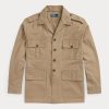 Vestes utilitaires Ralph Lauren Dobby pour homme en kaki Vestes utilitaires Ralph Lauren Dobby pour homme en kaki