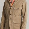 Vestes utilitaires Ralph Lauren Dobby pour homme en kaki Vestes utilitaires Ralph Lauren Dobby pour homme en kaki