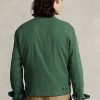Vestes vertes en sergé de lin mélangé à chevrons pour homme Ralph Lauren